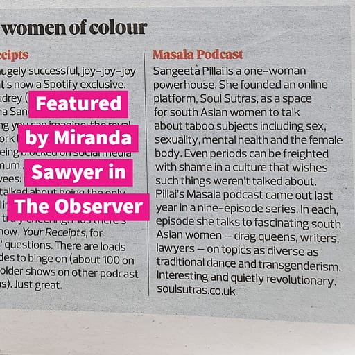 The Observer, Sangeeta Pillai