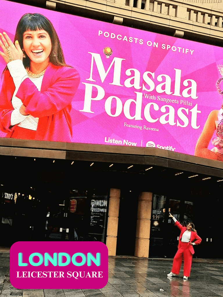 Sangeeta Pillai on Masala Podcast billboard